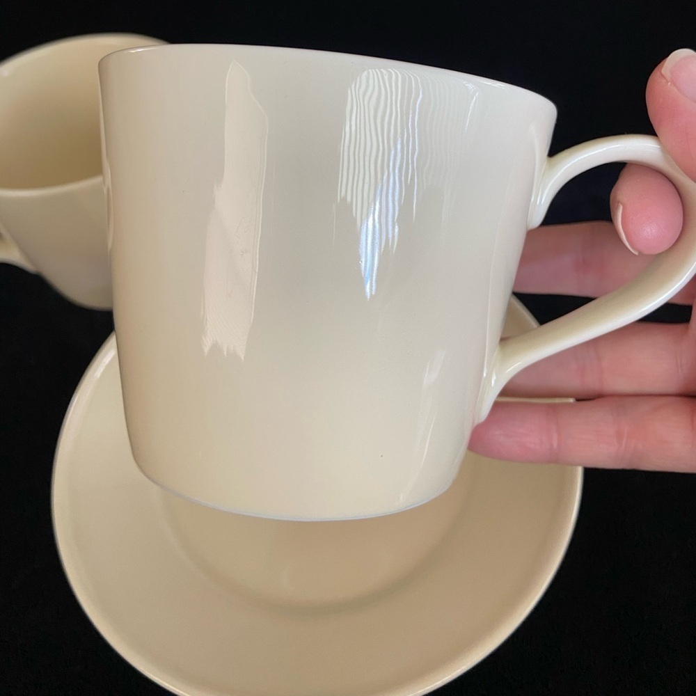 Set of 2 Margo Eva Zeisel by CRATE & BARREL MUGs No Saucers